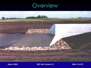Drop Inlet Hec Ras PRESENTATION MODELLING drop STRUCTURES WITH HEC RAS | PPT