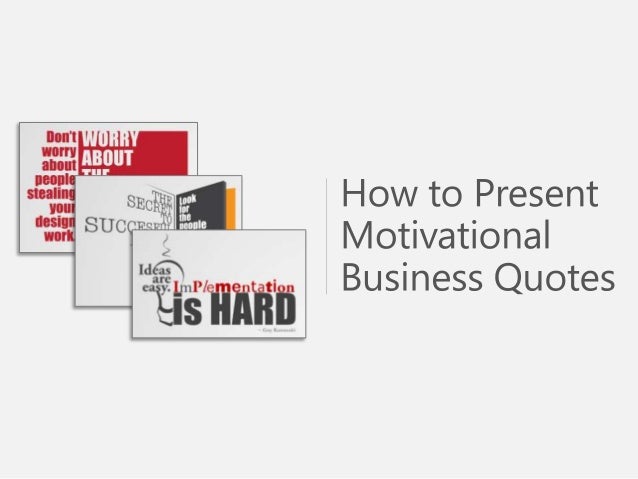 motivational business quotes powerpoint template