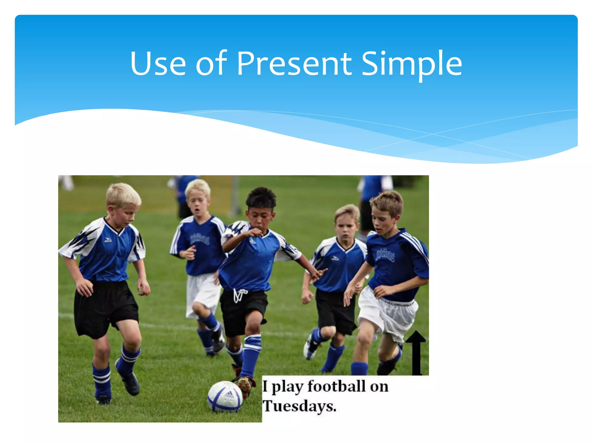 Use of Present Simple
 