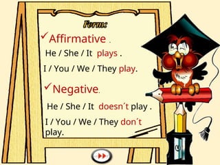 present-simple.powerpointpresentationfor beginners | PPT