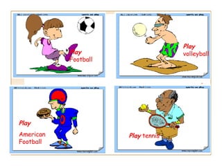 Play  Football Play  volleyball Play  tennis   Play American Football 