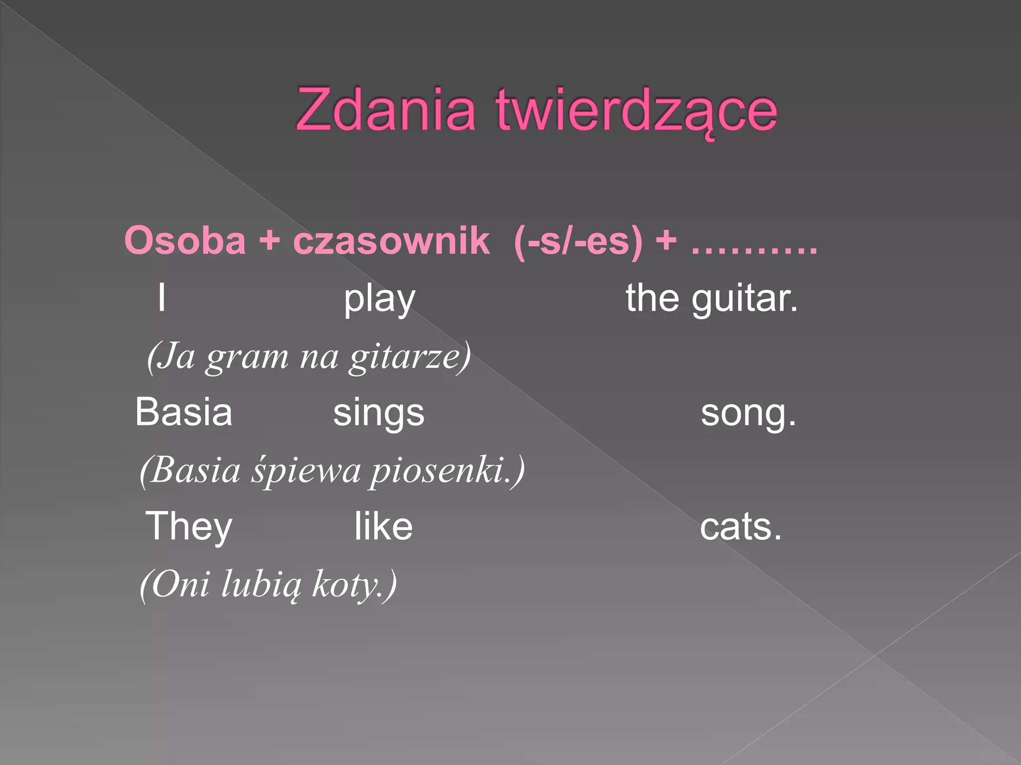 Present Simple - czas teraźniejszy prosty | PPT