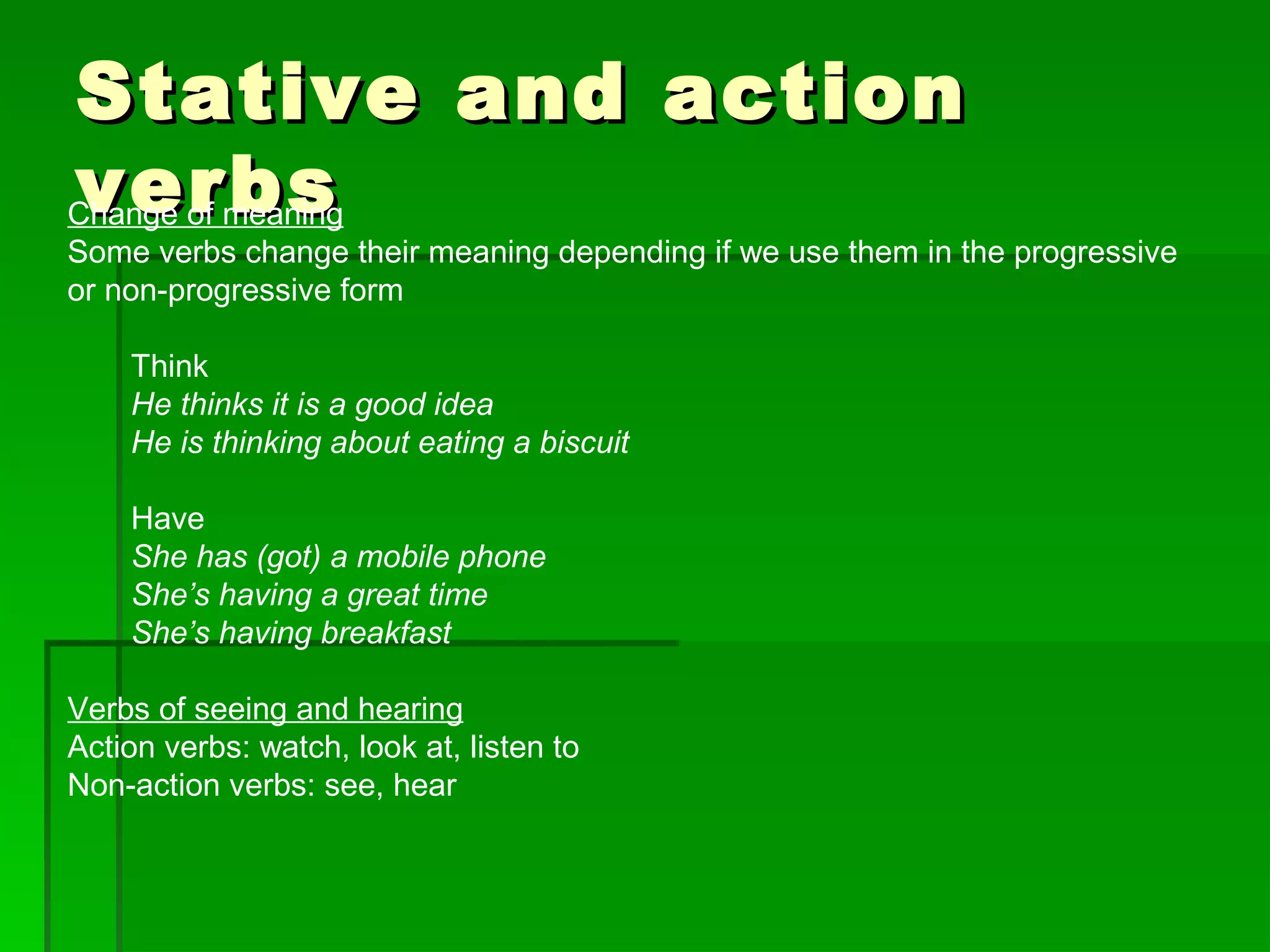 Present simple-versus-present-continuous | PPT