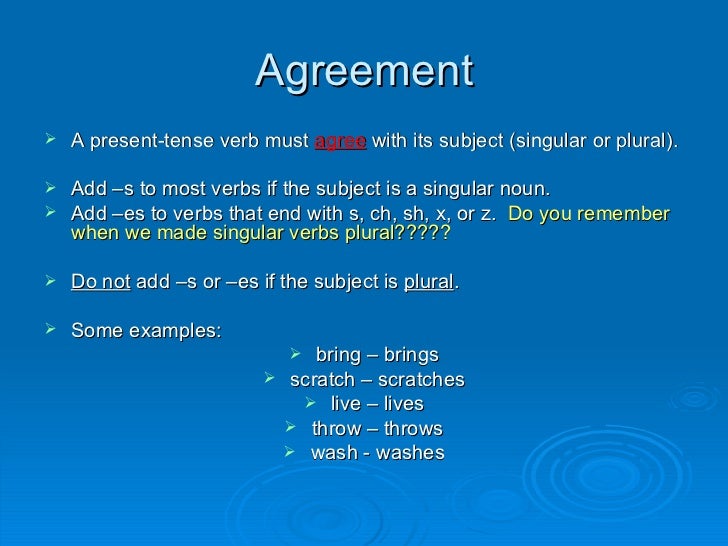 present-tense-verbs-agreement