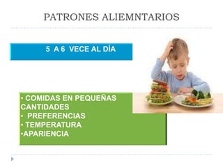 PATRONES ALIEMNTARIOS