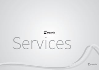 Services
           www.meenix.eu
 