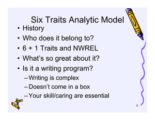6 + 1 Writing Trait | PDF