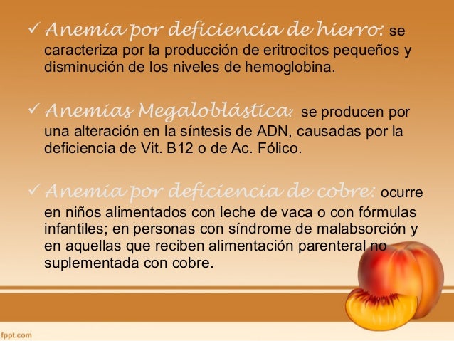 Anemias Nutricionales