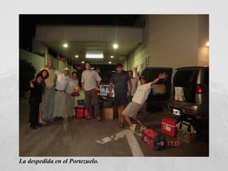 La despedida en el Portezuelo. 