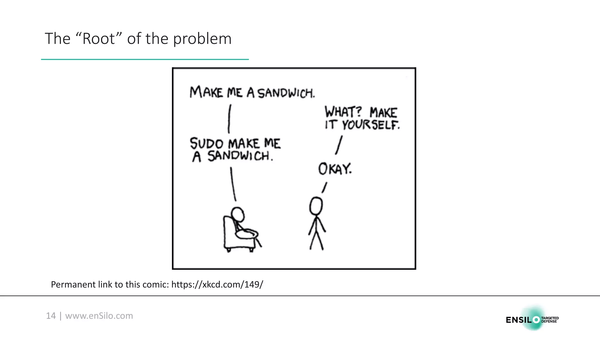 The	“Root”	of	the	problem
Permanent	link	to	this	comic:	https://xkcd.com/149/
 