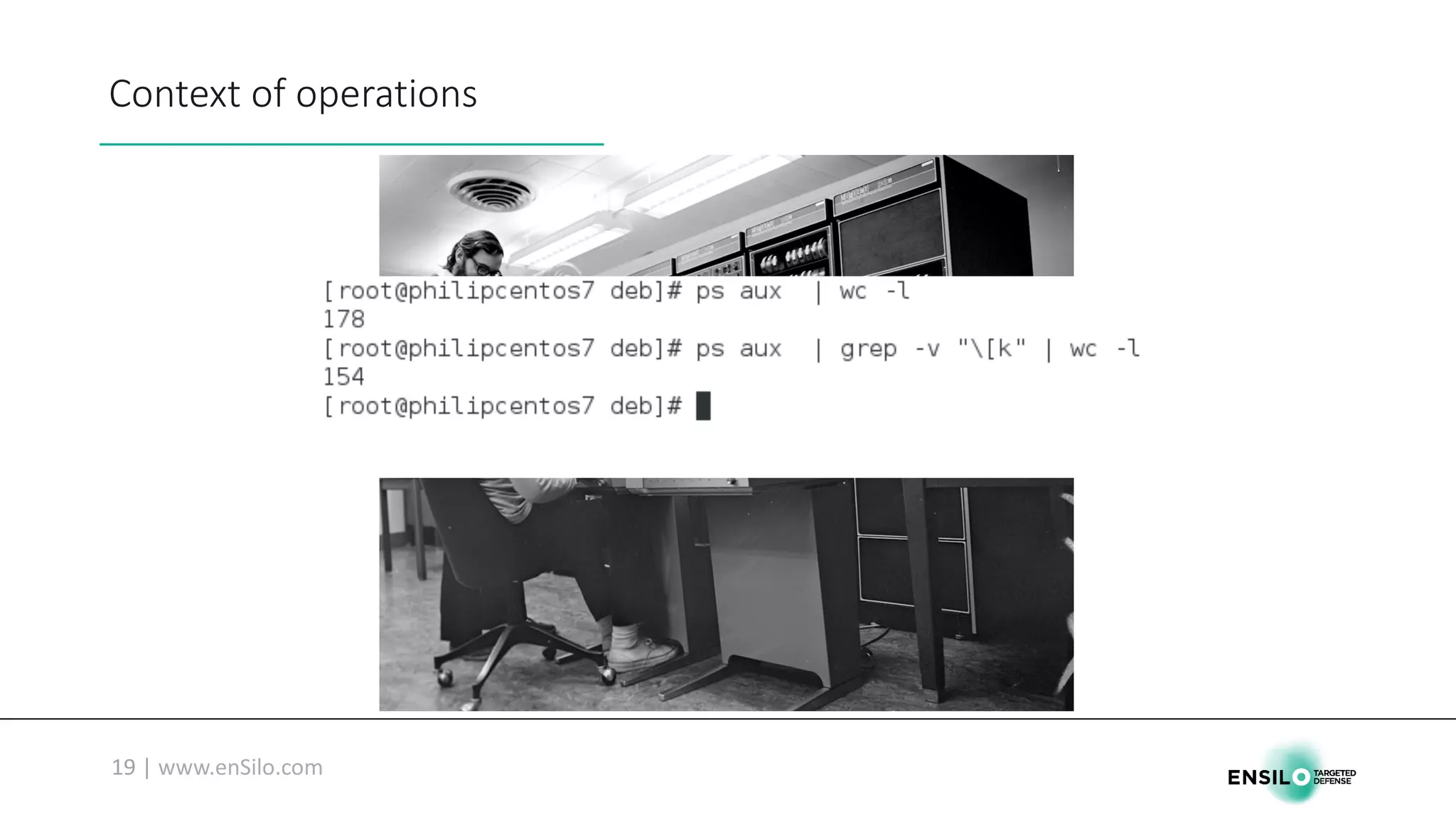 Context	of	operations
 