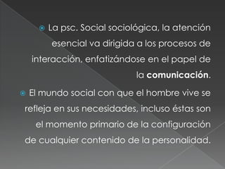 La Personalidad (Psicología Social)
