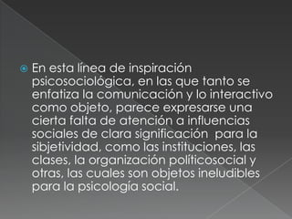 La Personalidad (Psicología Social)