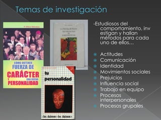 La Personalidad (Psicología Social)