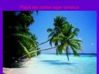 Playa del caribe lugar turístico