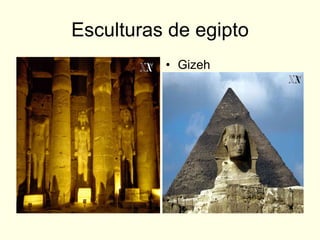 Esculturas de egipto Gizeh