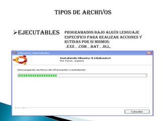Archivos de Textos planos .TXT:  texto sin grafico:.NFO: DESCRIPCION DE UN ARCHIVO ZIP..HTML/HTM: HIPERTEXTO, PAG, WEB