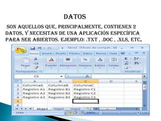 .DIC:  CREACION DE DICCIONARIO .DOC: ARCHIVO DE TEXTO DE WINDOWS  .WRI: FORMATO UNICO por  Windows Microsoft Write. 