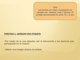 Utilizar una imagen alusiva al móduloPágina de textoEs un recurso que posibilita escribir un texto plano. Nos permite añadir materiales curriculares propios o personalizados utilizando el editor integrado de Moodle. 