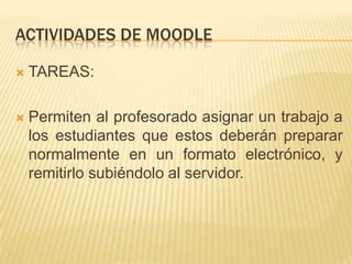 Actividades/tareas/cómo agregarlas