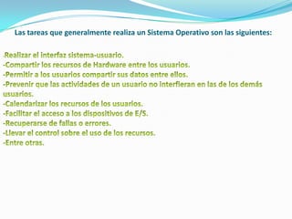 Multitramo: Permite que diversas partes de un solo programa funcionen al mismo tiempo.