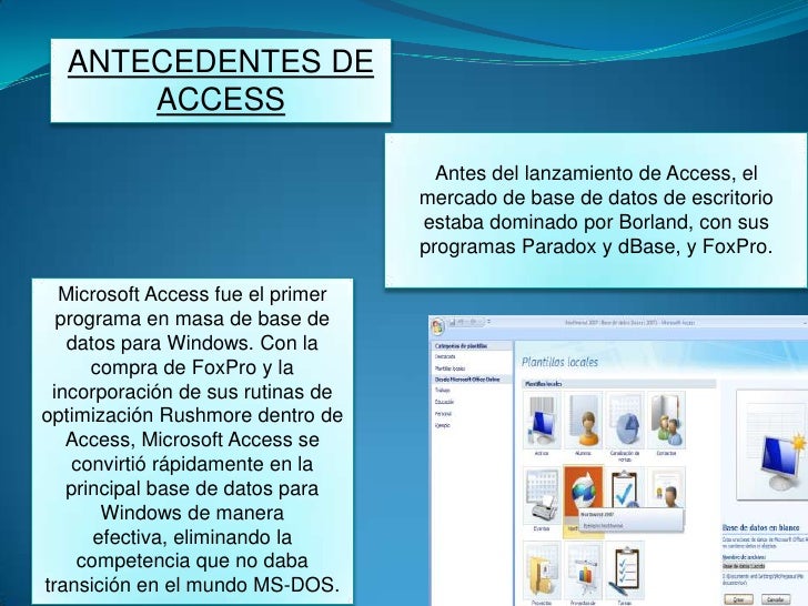 Presentacion acerca de Access 2007