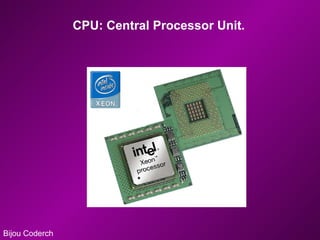 CPU: Central Processor Unit. Bijou Coderch 
