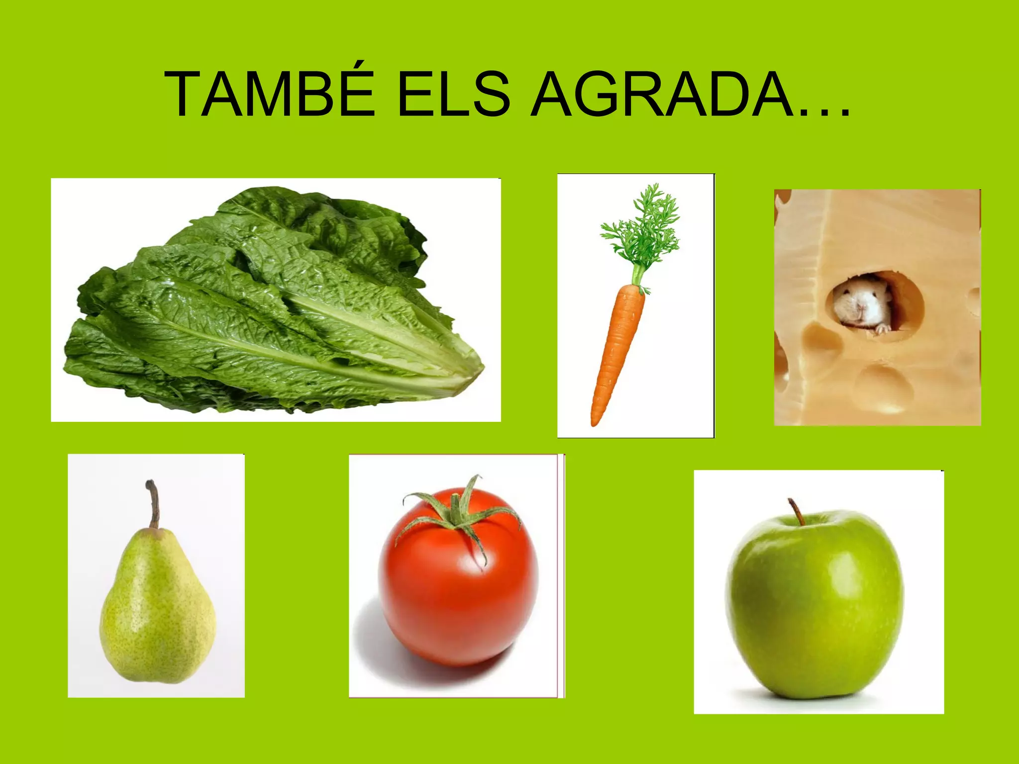 TAMBÉ ELS AGRADA… 