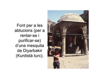 Font per a les ablucions (per a rentar-se i purificar-se) d’una mesquita de Diyarbakir (Kurdistà turc). 