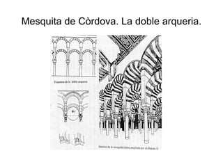 Mesquita de Còrdova. La doble arqueria. 