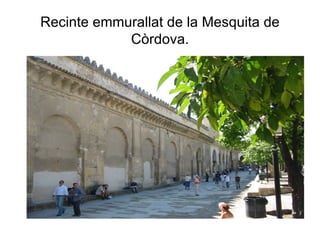 Recinte emmurallat de la Mesquita de Còrdova. 