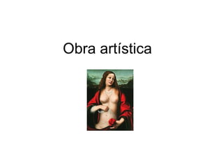 Obra artística  