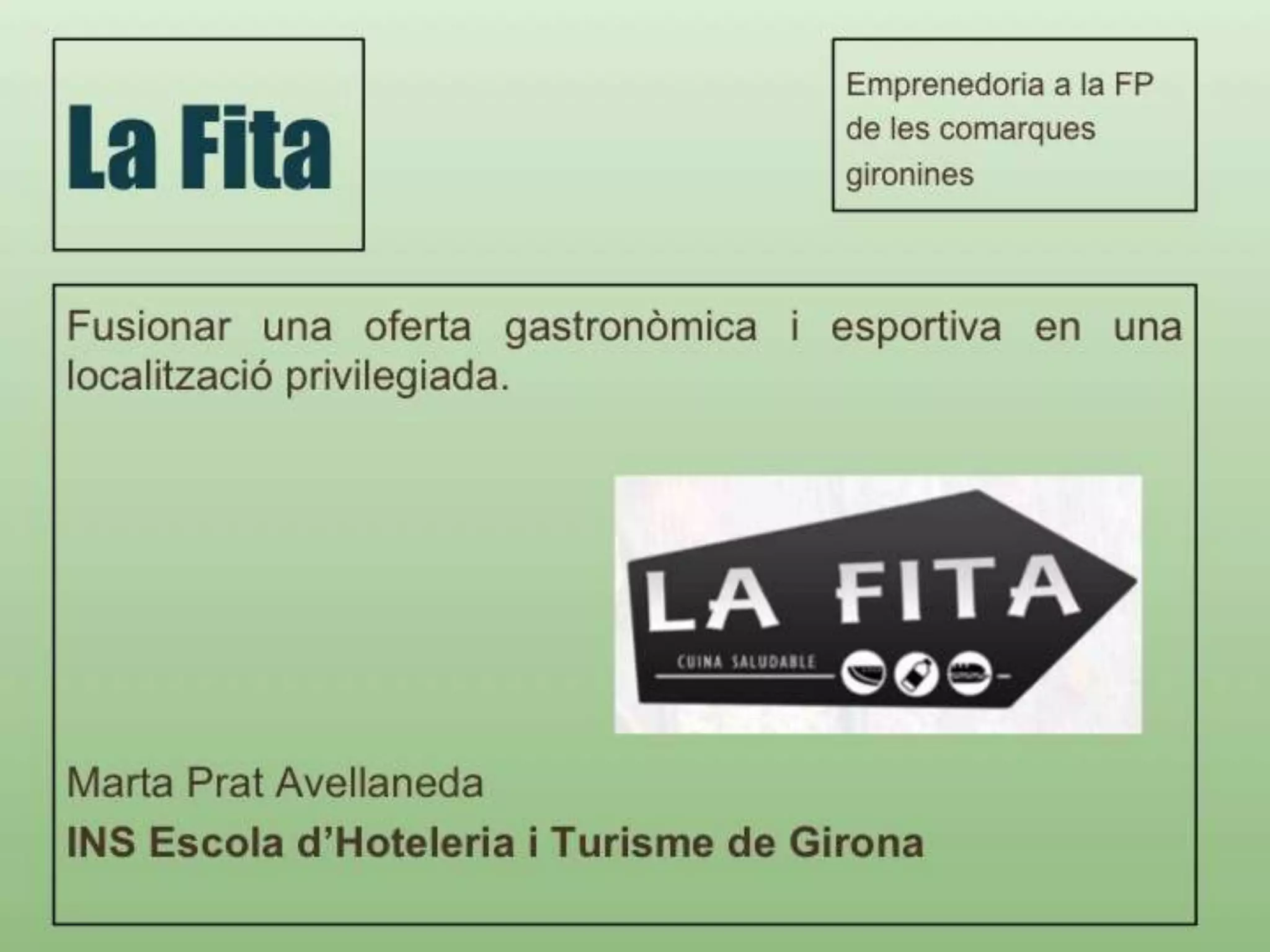 Presentació premiats