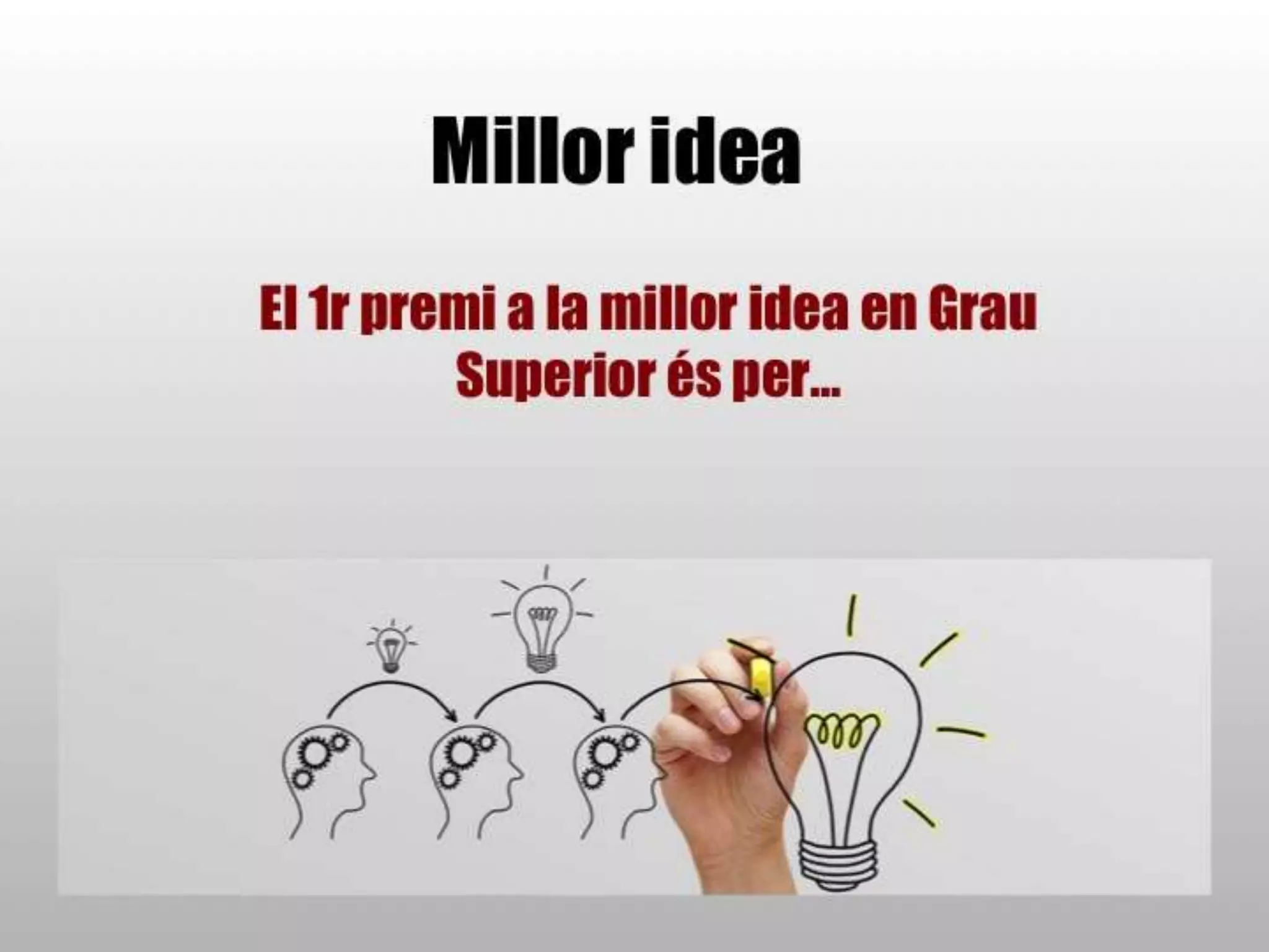 Presentació premiats