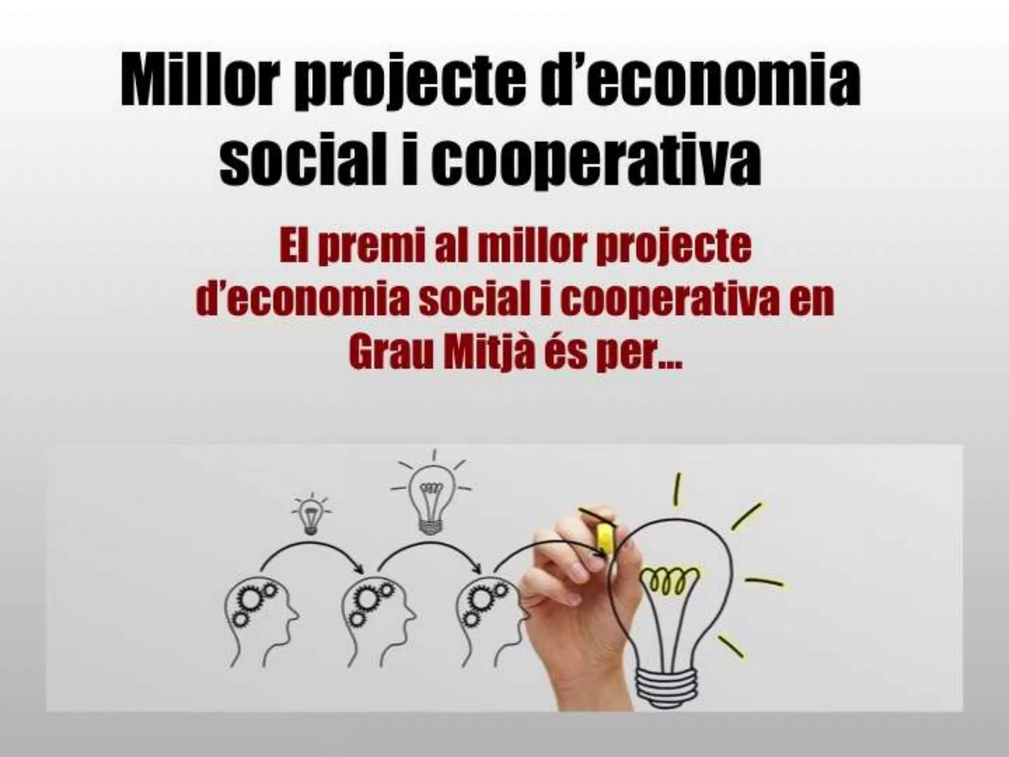 Presentació premiats