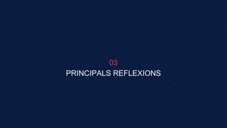 03
PRINCIPALS REFLEXIONS
 