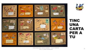 TINC
UNA
CARTA
PER A
TU
JOSÉ MARÍA DÍAZ-CRESPO RAMÍREZ C.E.I.P. CIENTÍFIC
AVEL·LÍ CORMA (MONCOFA(
19
 