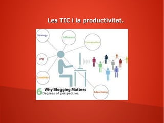 Les TIC i la productivitat.Les TIC i la productivitat.
 