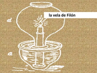 la vela de Filón
 