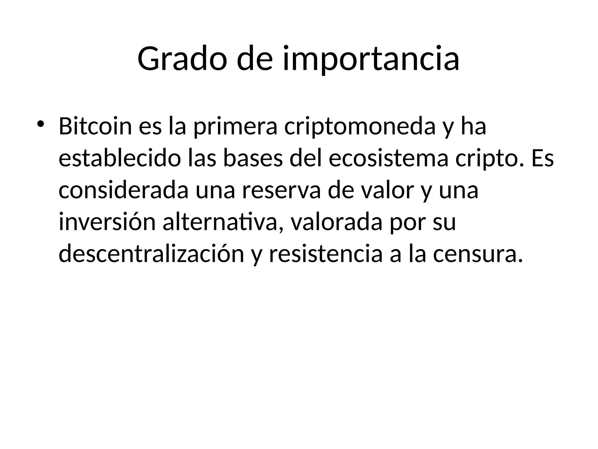 Historia del bitcoin y una breve descripción | PPTX