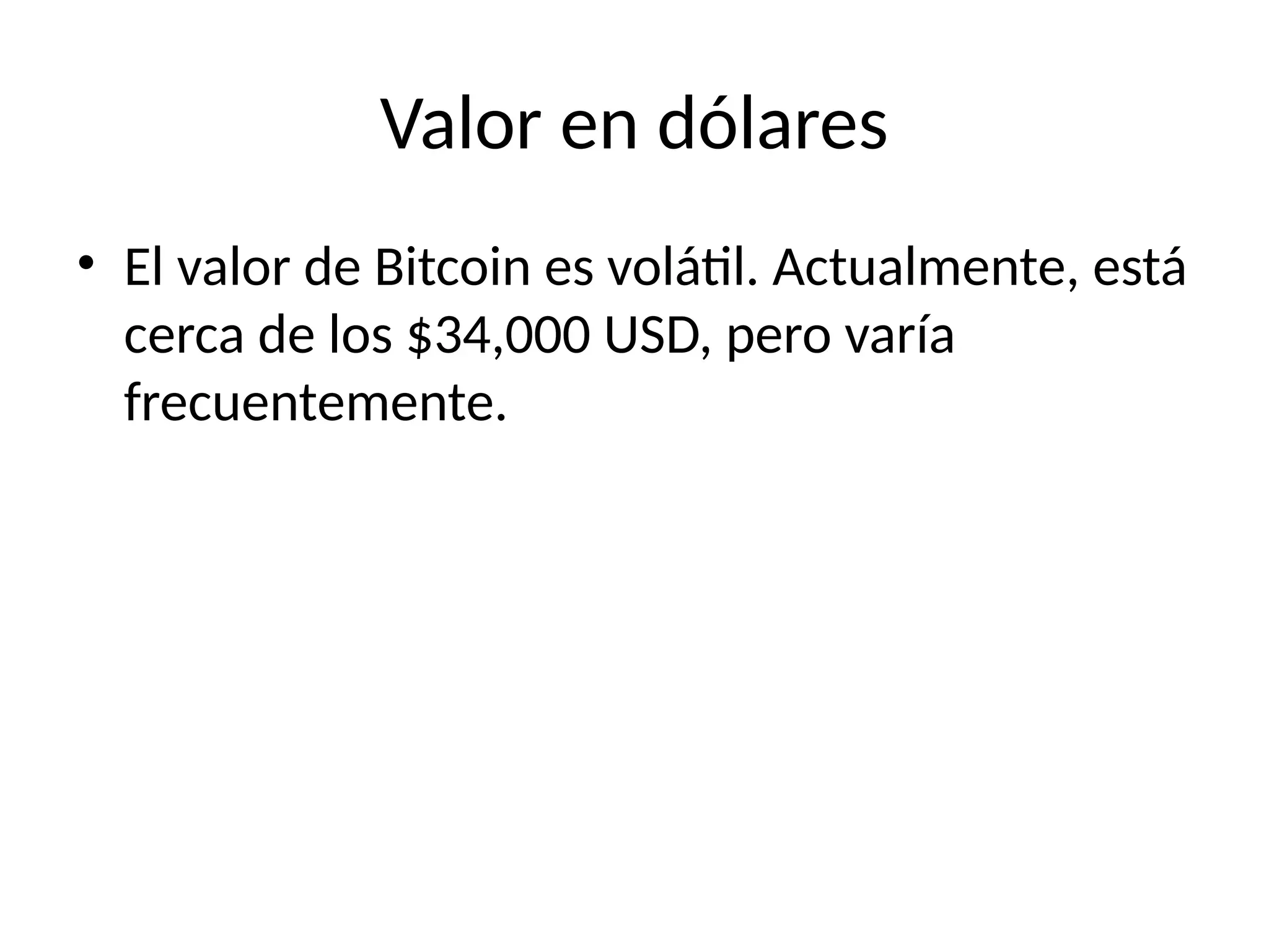Historia del bitcoin y una breve descripción | PPTX
