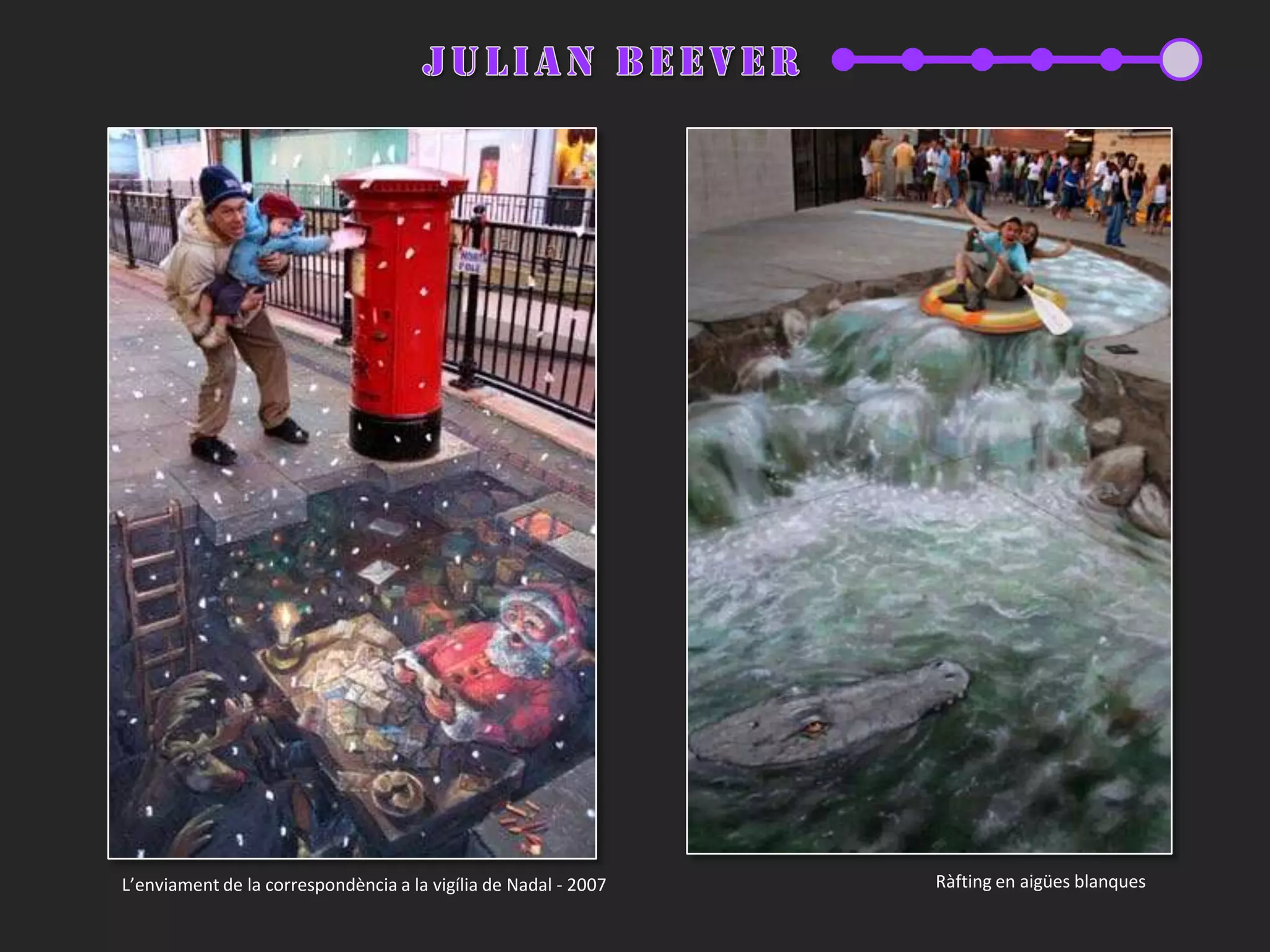   El ser humà passa de ser un espectador, a formar part íntegra de l’obra.