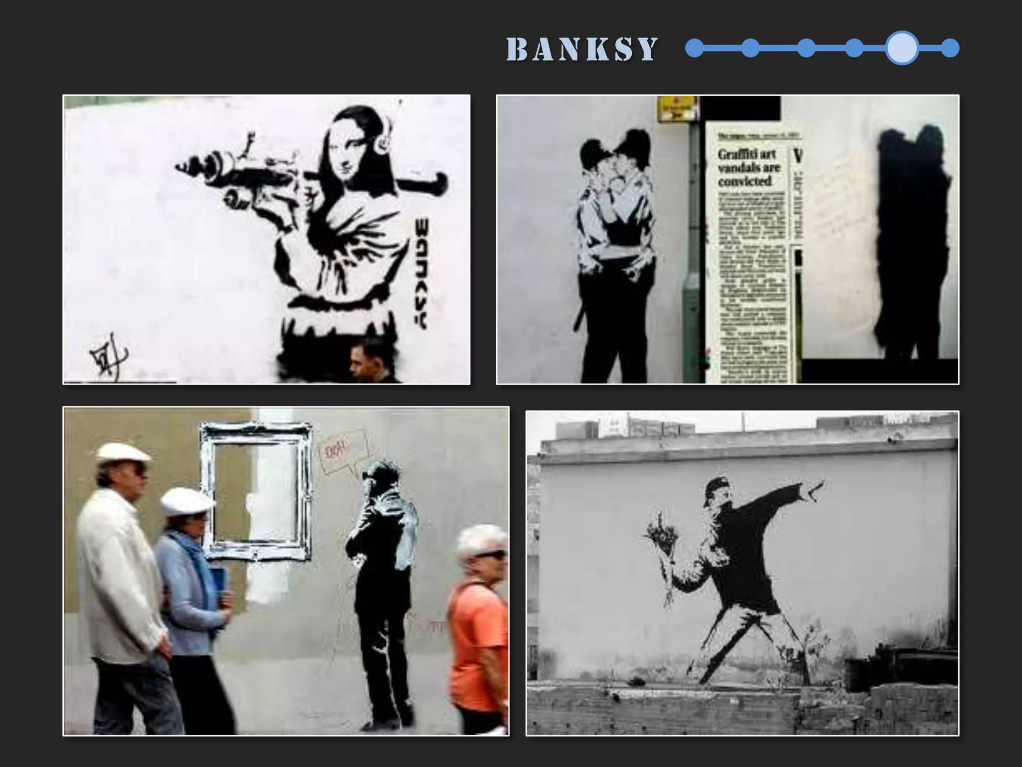 Artistes influents masculinsJEAn-Michel BasquiatKeithHaringVaughnBodéBlekle RatBanksySaturno