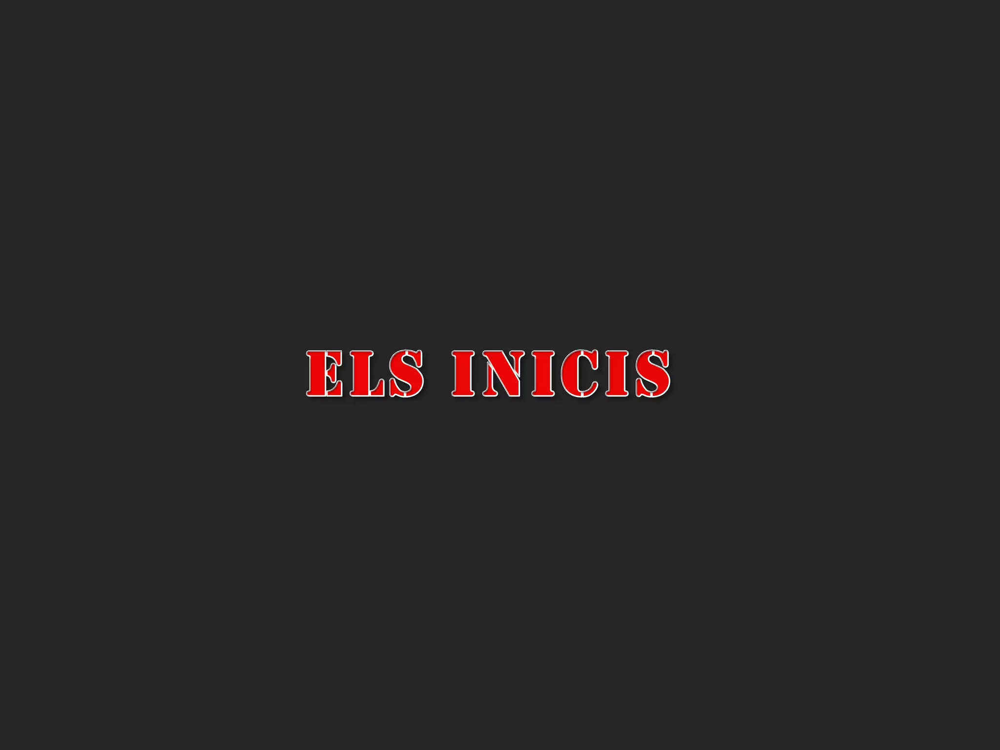 Els inicis 