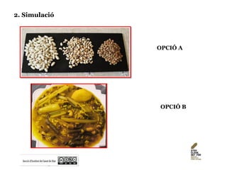 2. Simulació
OPCIÓ A
OPCIÓ B
 