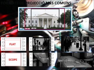 FORMAT FOTOGRAMA REAL IMATGE
PROJECTADA
FLAT
SCOPE
 