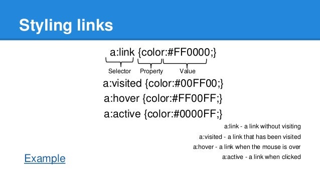 Examples Css Html