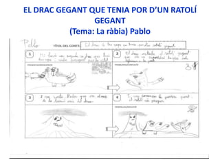 EL DRAC GEGANT QUE TENIA POR D’UN RATOLÍ
GEGANT
(Tema: La ràbia) Pablo
 