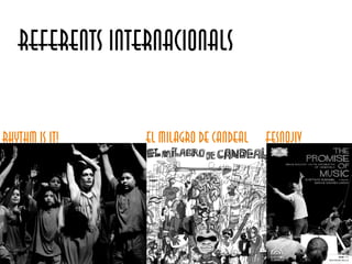 REFERENTS INTERNACIONALS


RHYTHM IS IT!    EL MILAGRO DE CANDEAL   FESNOJIV
 