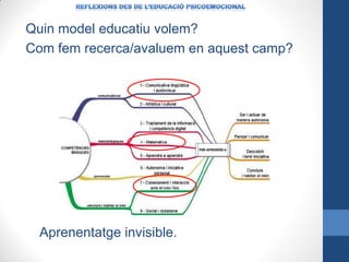 Quin model educatiu volem?
Com fem recerca/avaluem en aquest camp?

Aprenentatge invisible.

 